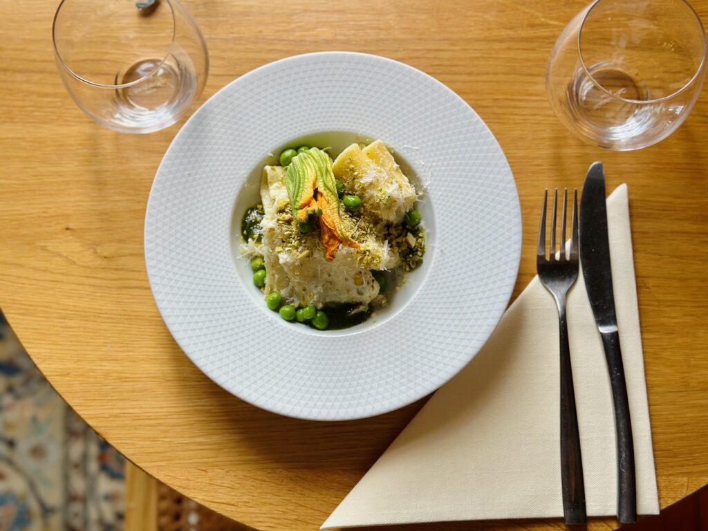 Pavillon Sédille : Le restaurant du Château Beaupin (pâtes)
