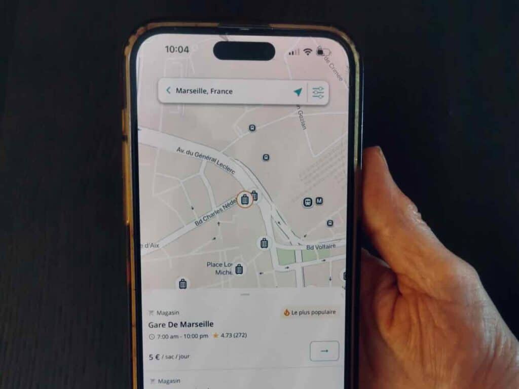 Radical storage : consignes à bagages dans les commerces de proximité à Marseille (application de reservation)