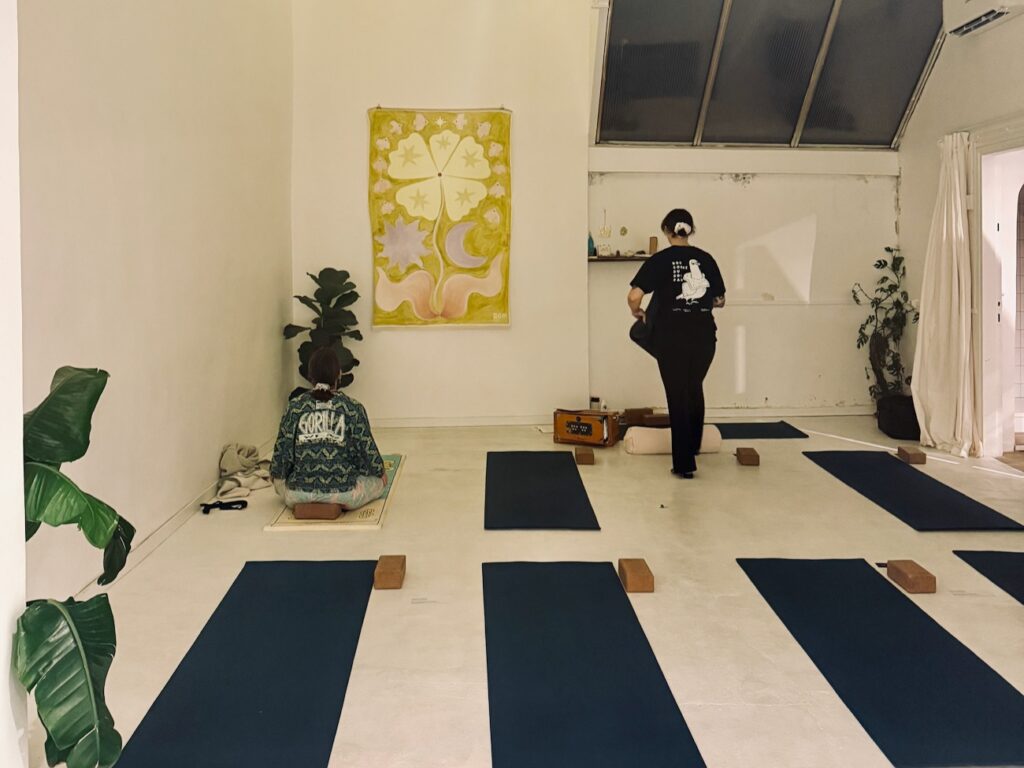 Studio Tribu est un studio de yoga qui propose également des soins, une cantine végétarienne et un petit concept store de produits locaux. (studio)