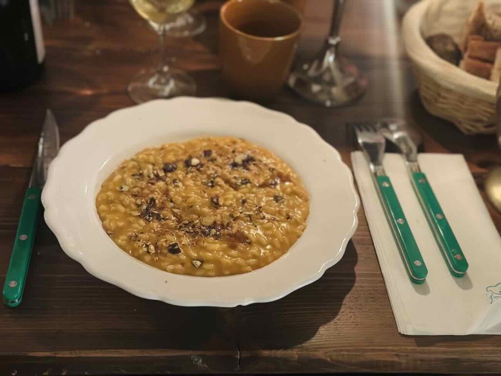 L'atelier Renata est la table d’hôtes d’Erika Blu installée dans un ancien atelier d'artiste à Marseille (risotto)