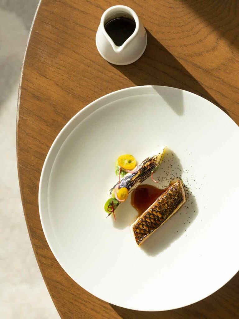 Auffo : restaurant gastronomique de Coline Faulqier au Vallon de Auffes de Marseille (poisson)