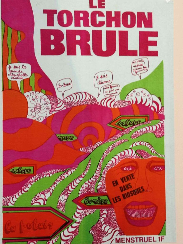 "Bonnes Mères", est une expo au Mucem de Marseille qui décrypte les enjeux la maternité de l'Antiquité à nos jours (affiche militante)