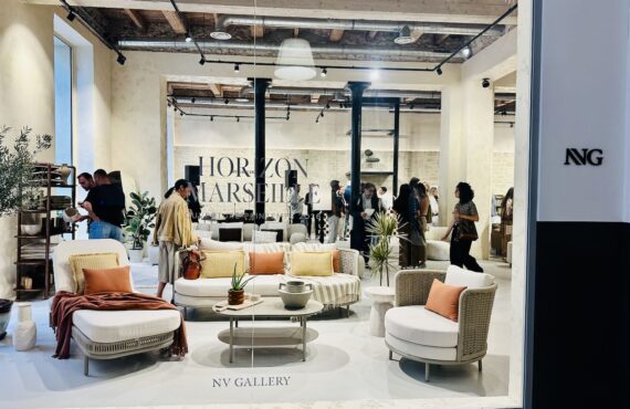 Showroom-boutique mobilier et décoration (entrée)