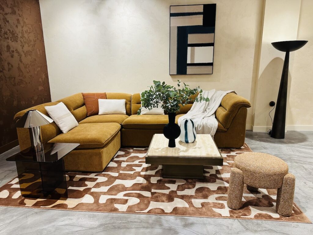 Showroom-boutique mobilier et décoration (canapé)