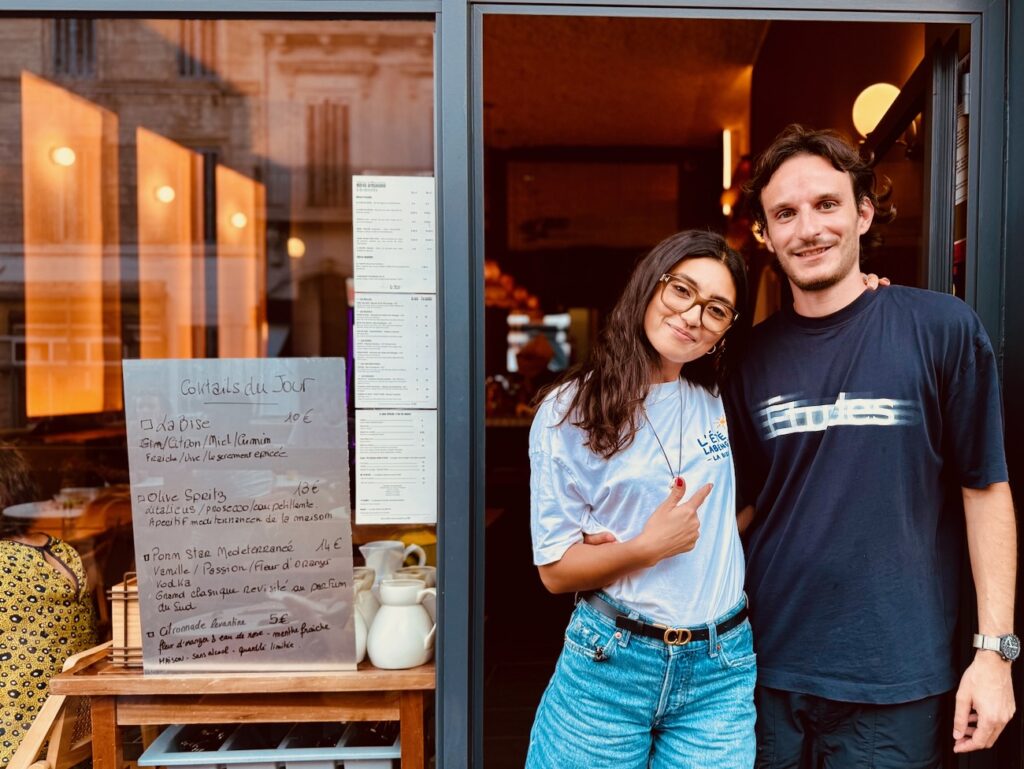 Dans le quartier Vauban à Marseille, La Bise conjugue bières artisanales, mezzés libanais faits maison et cocktails twistés. La cave à manger levantine de Melissa et Hugo. (Melissa et Hugo)