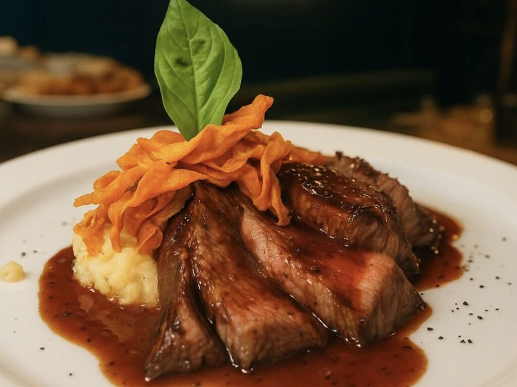 À Marseille, dans le quartier des 5 avenues, la Table Marseillaise revisite la cuisine provençale avec des produits frais et de saison dans une ambiance conviviale, entre restaurant, terrasse et bar à tapas (viande)